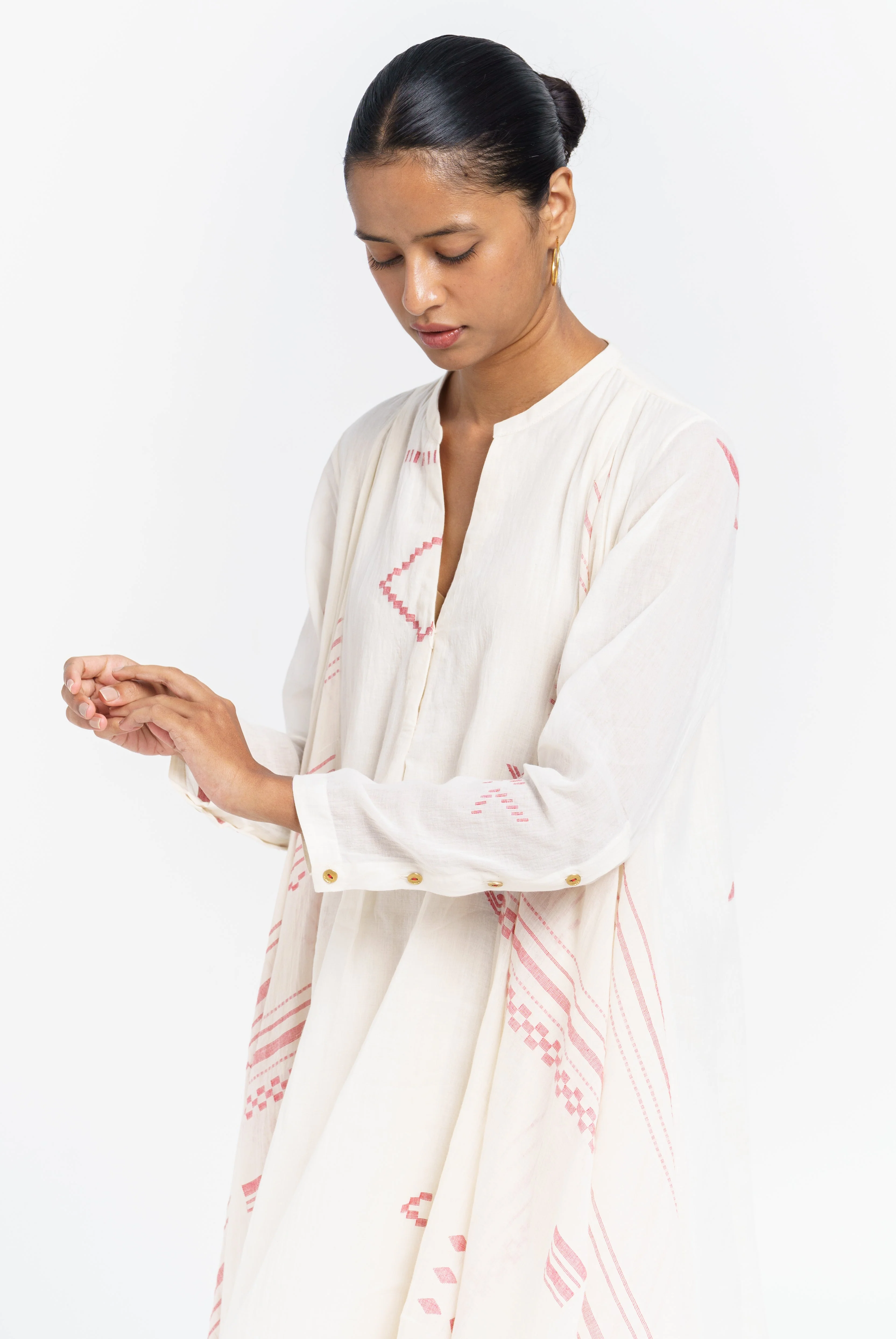 A-line fluid midi dress