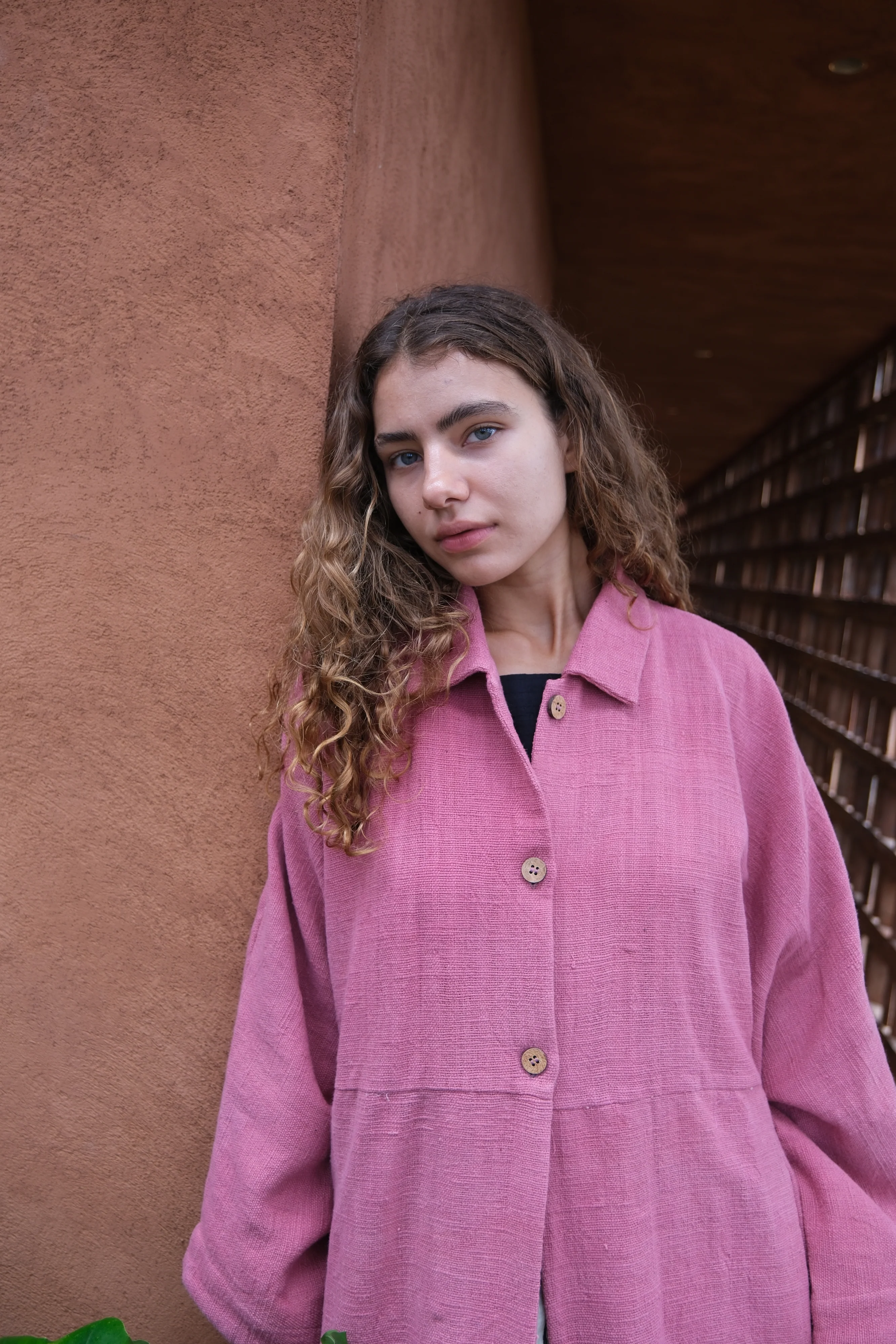 Fiery Pink Duster Jacket