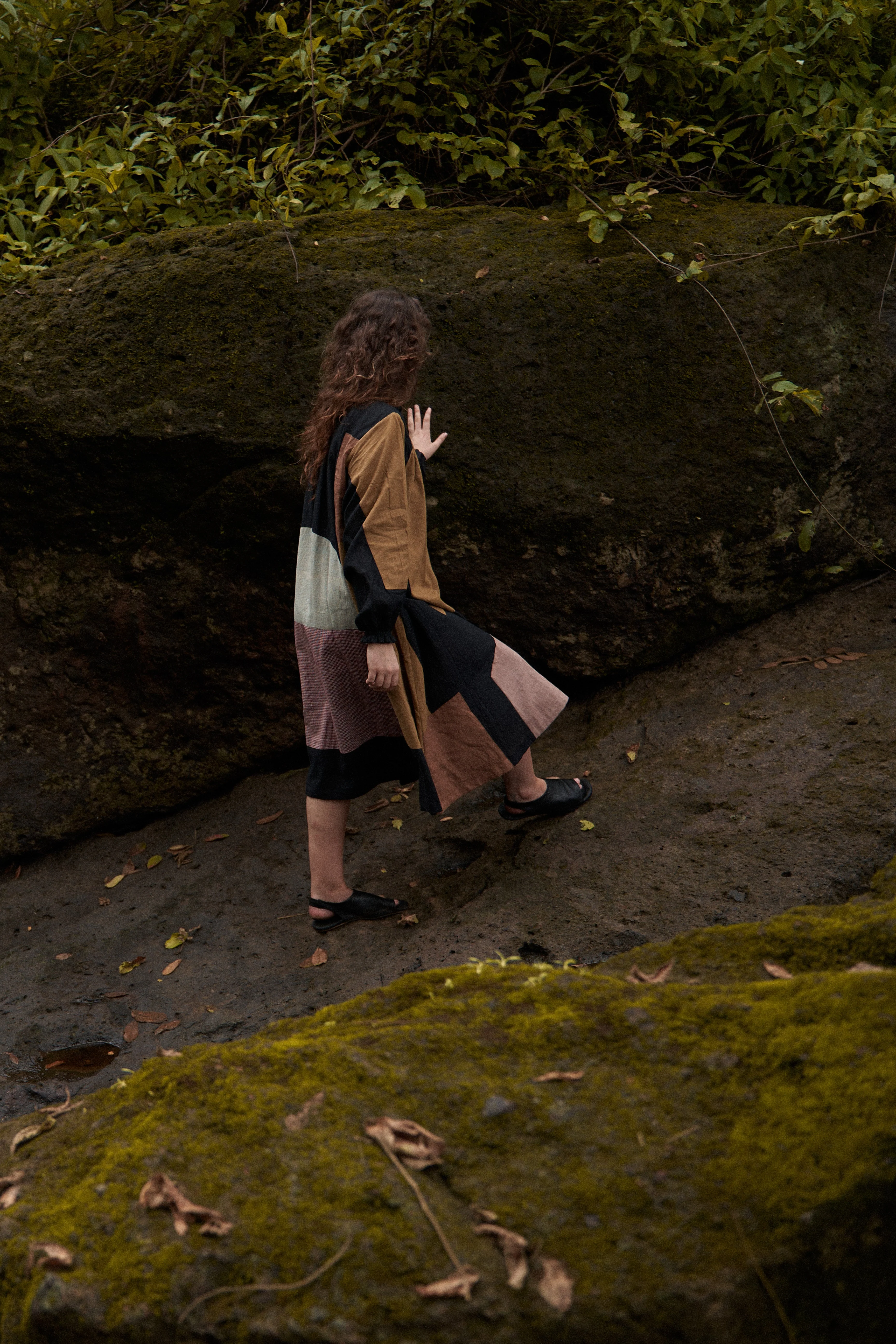 Pride of Crow | Midi Dress in Black