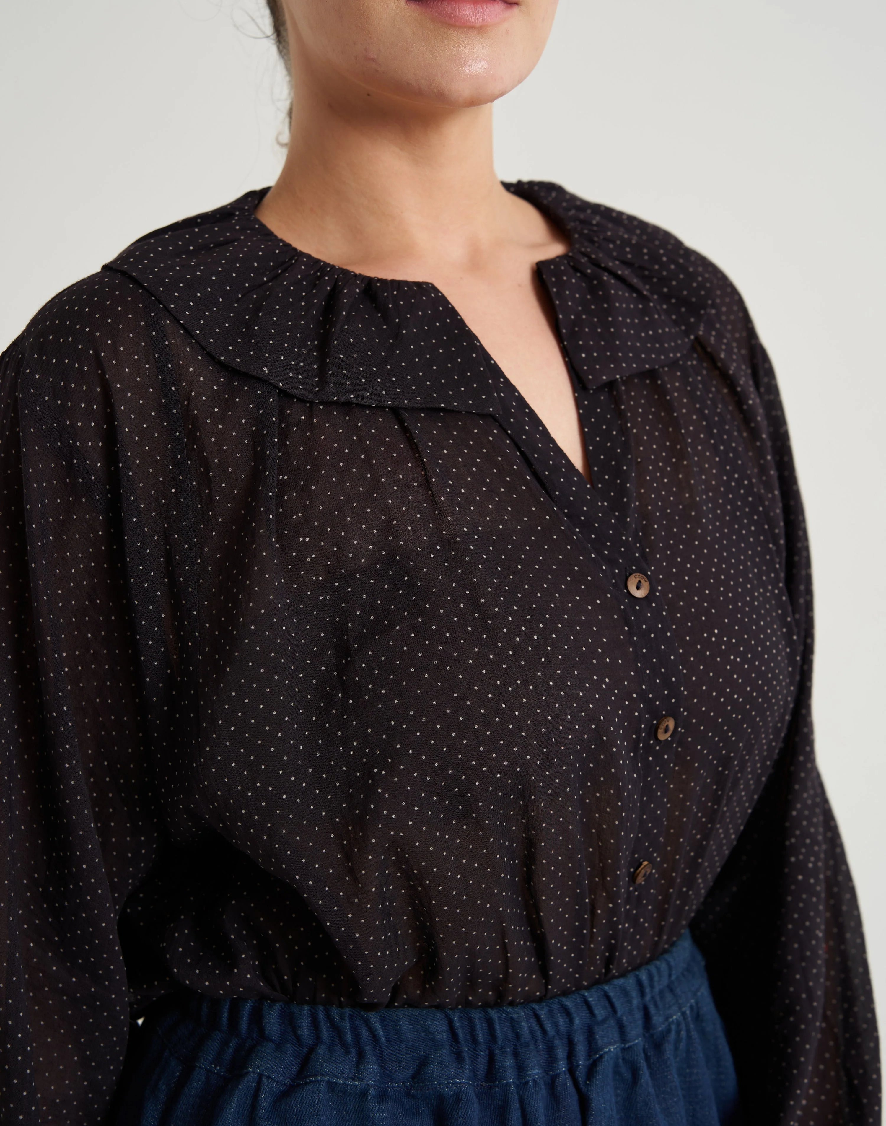 Easy polka everyday shirt