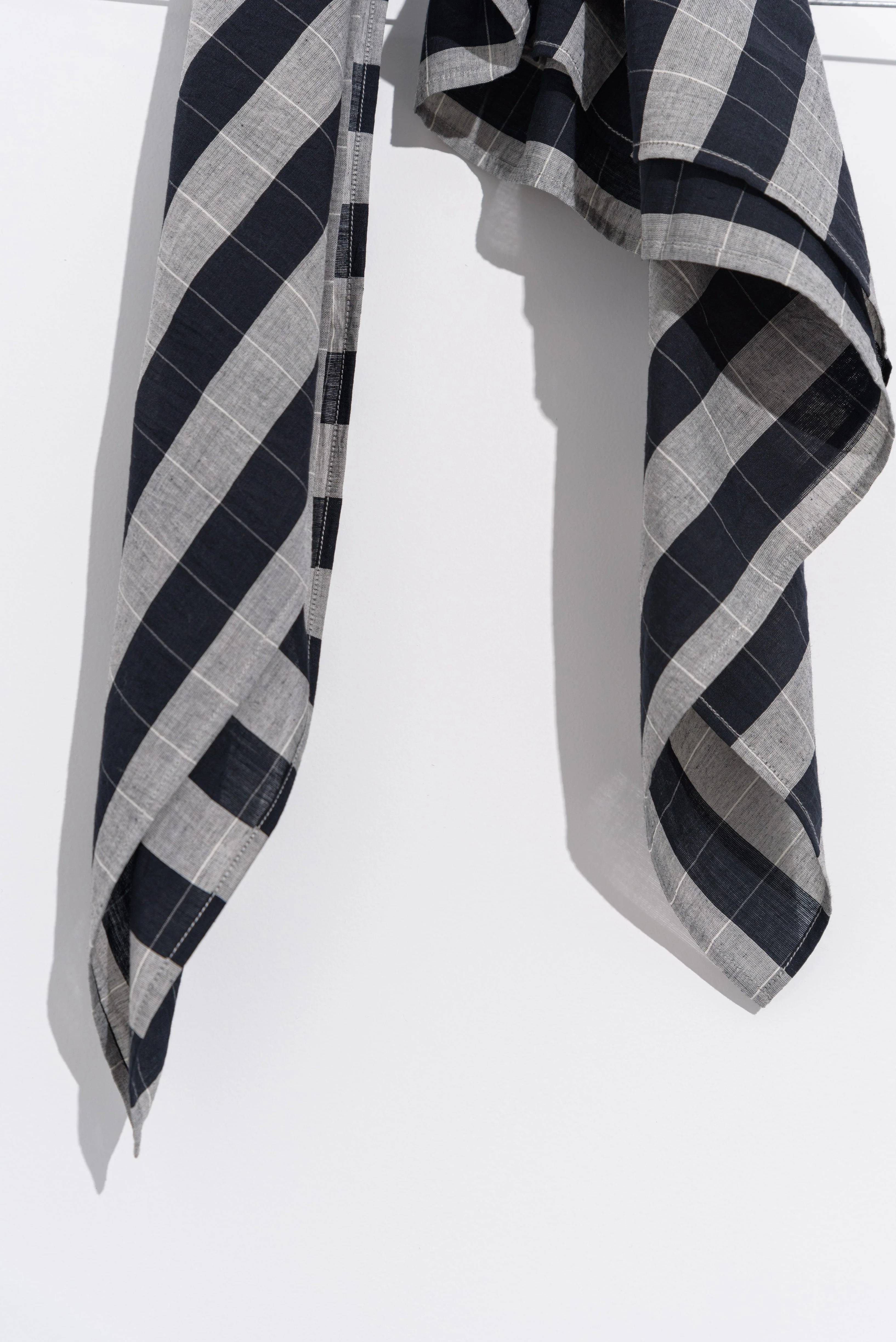 Monochrome striped bandana