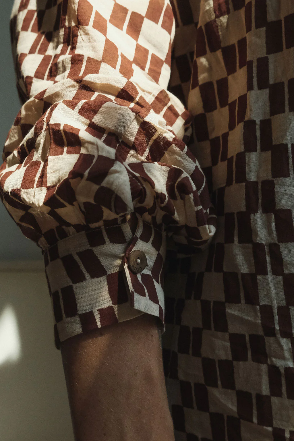 Brown Matchstick Artist Smock