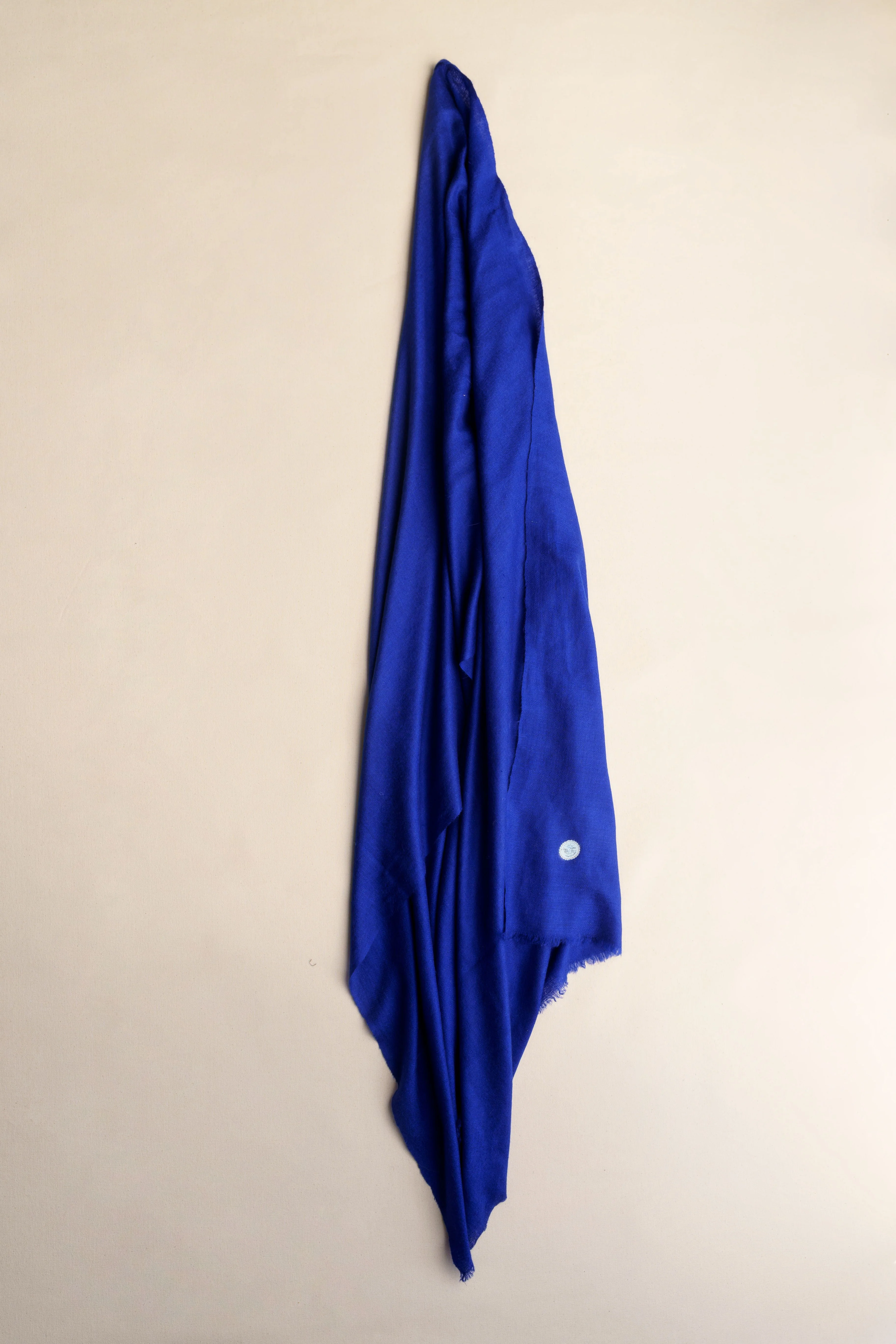 Moroccon blue cashmere stole
