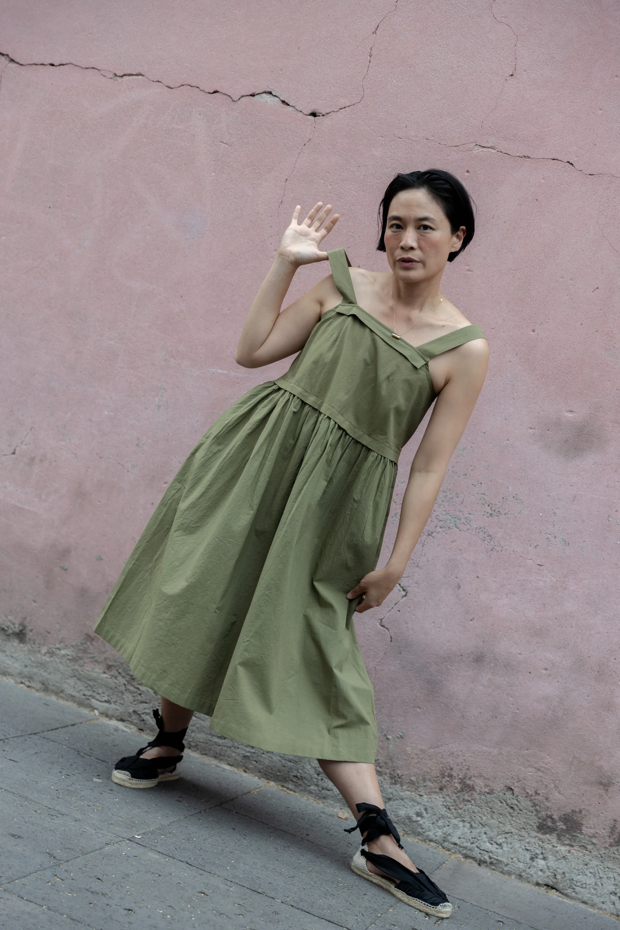 NY Olive Dress