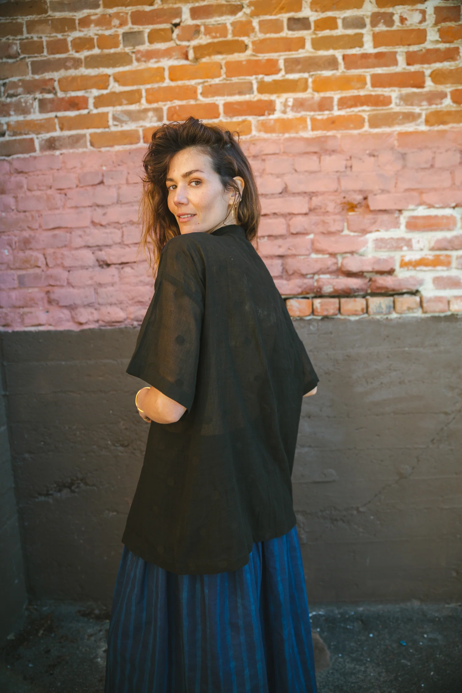 Black Checks Lounge Shirt