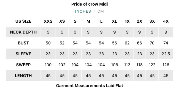 Pride of Crow | Midi Dress