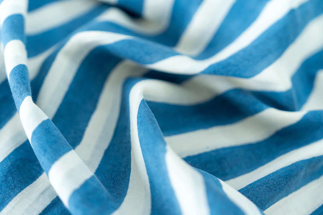 Blue-Striped Vacation Dress