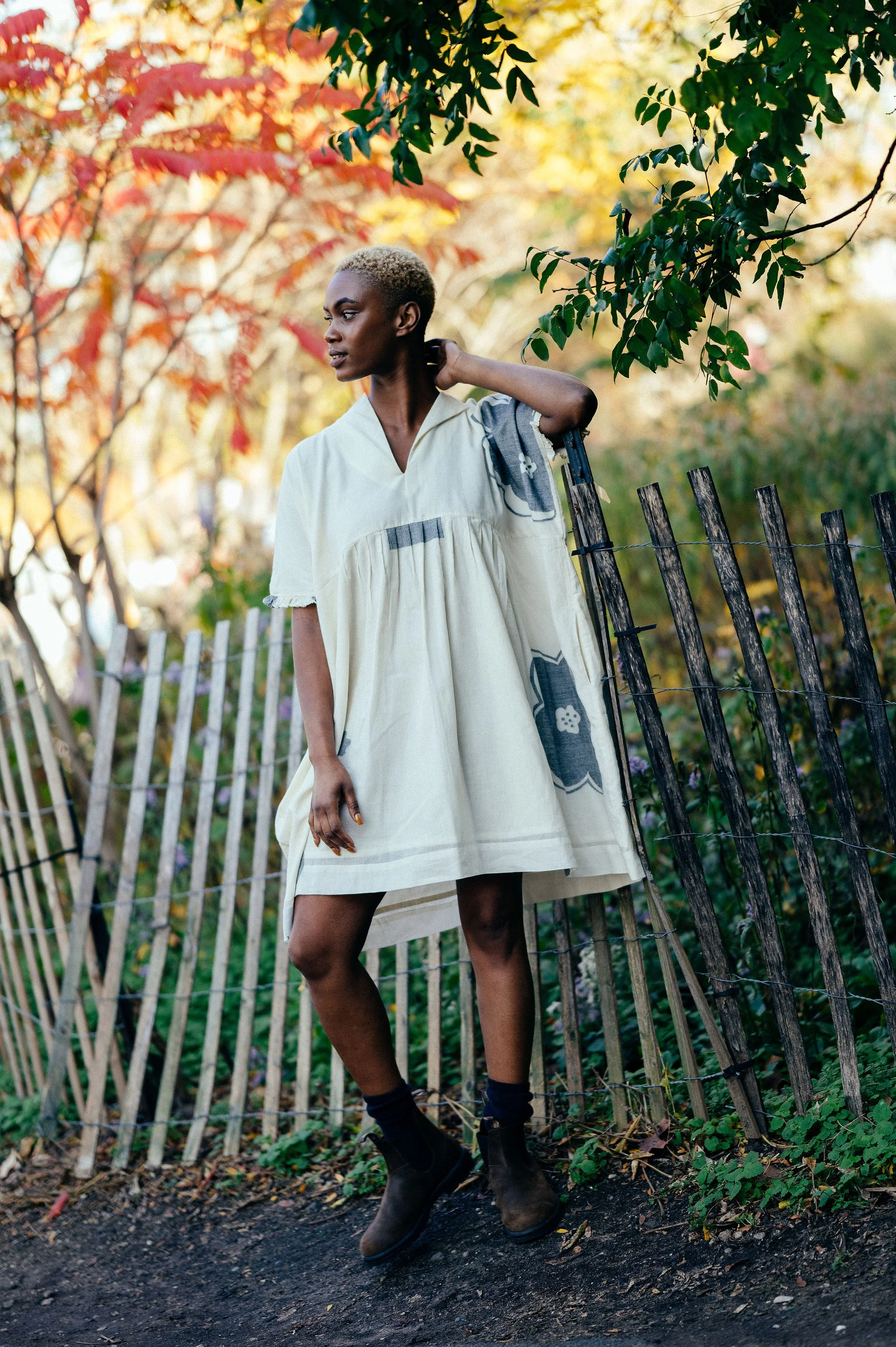 Oversized summer blossom dress