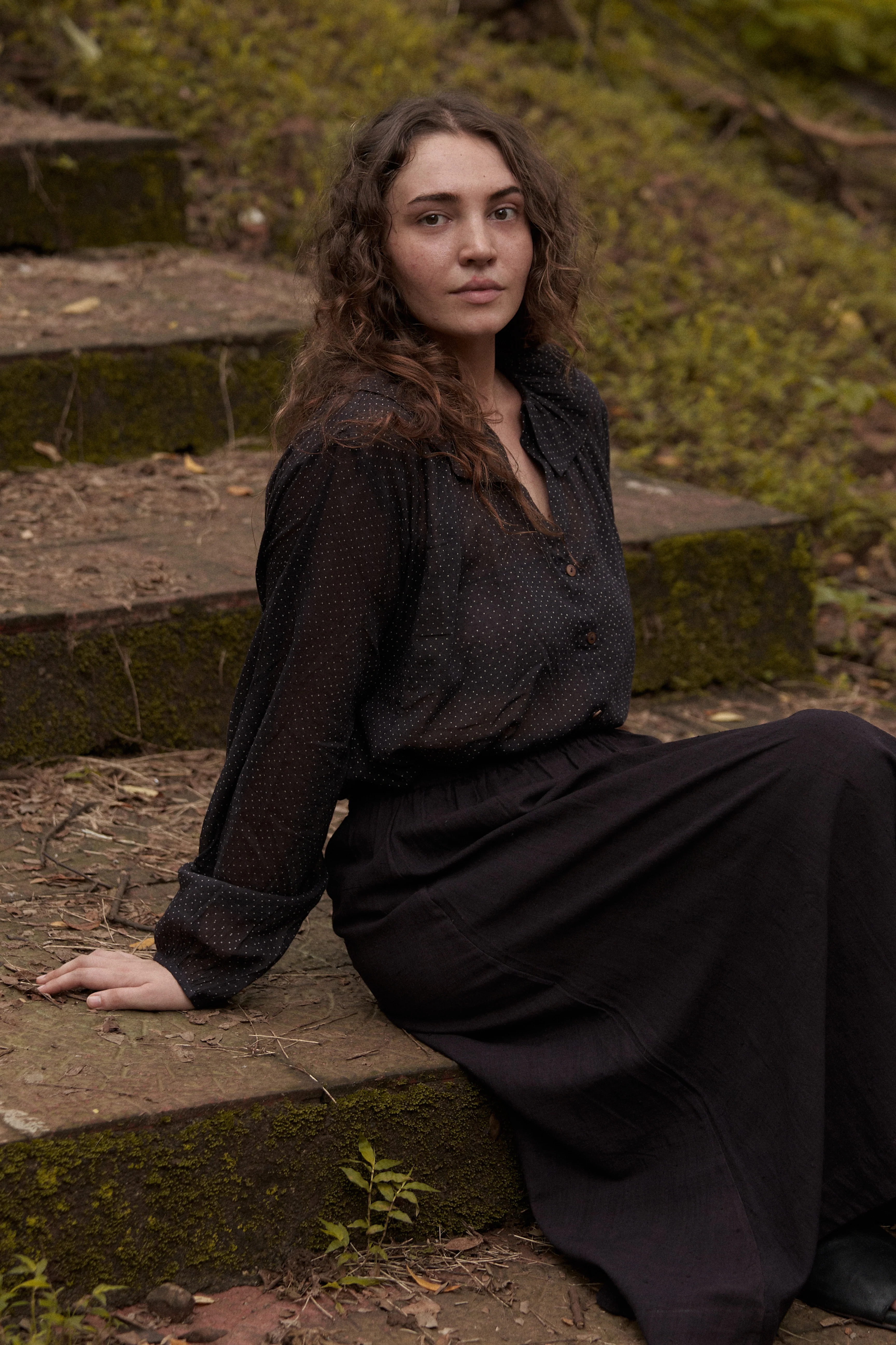 Easy polka everyday shirt