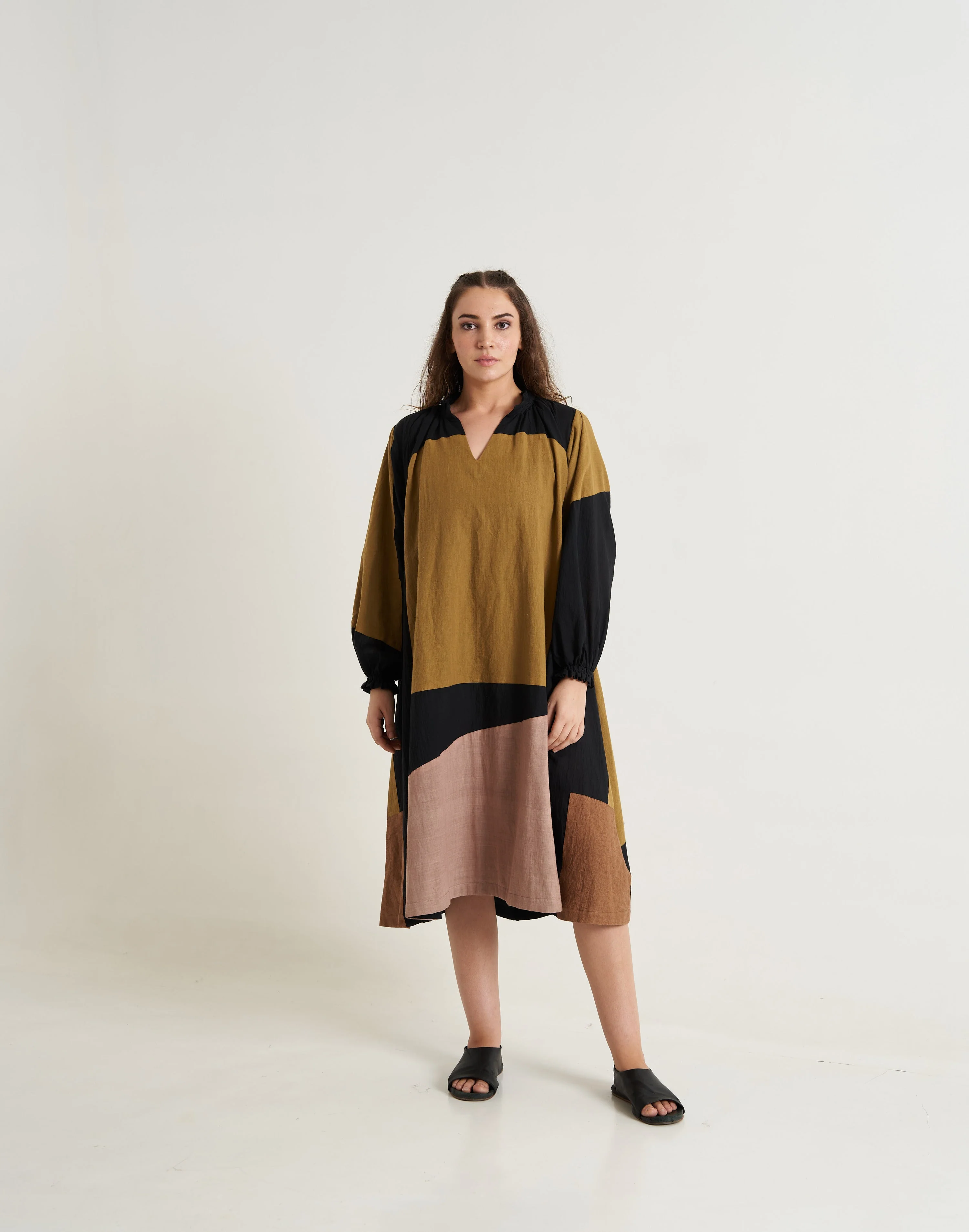 Pride of Crow | Midi Dress in Black