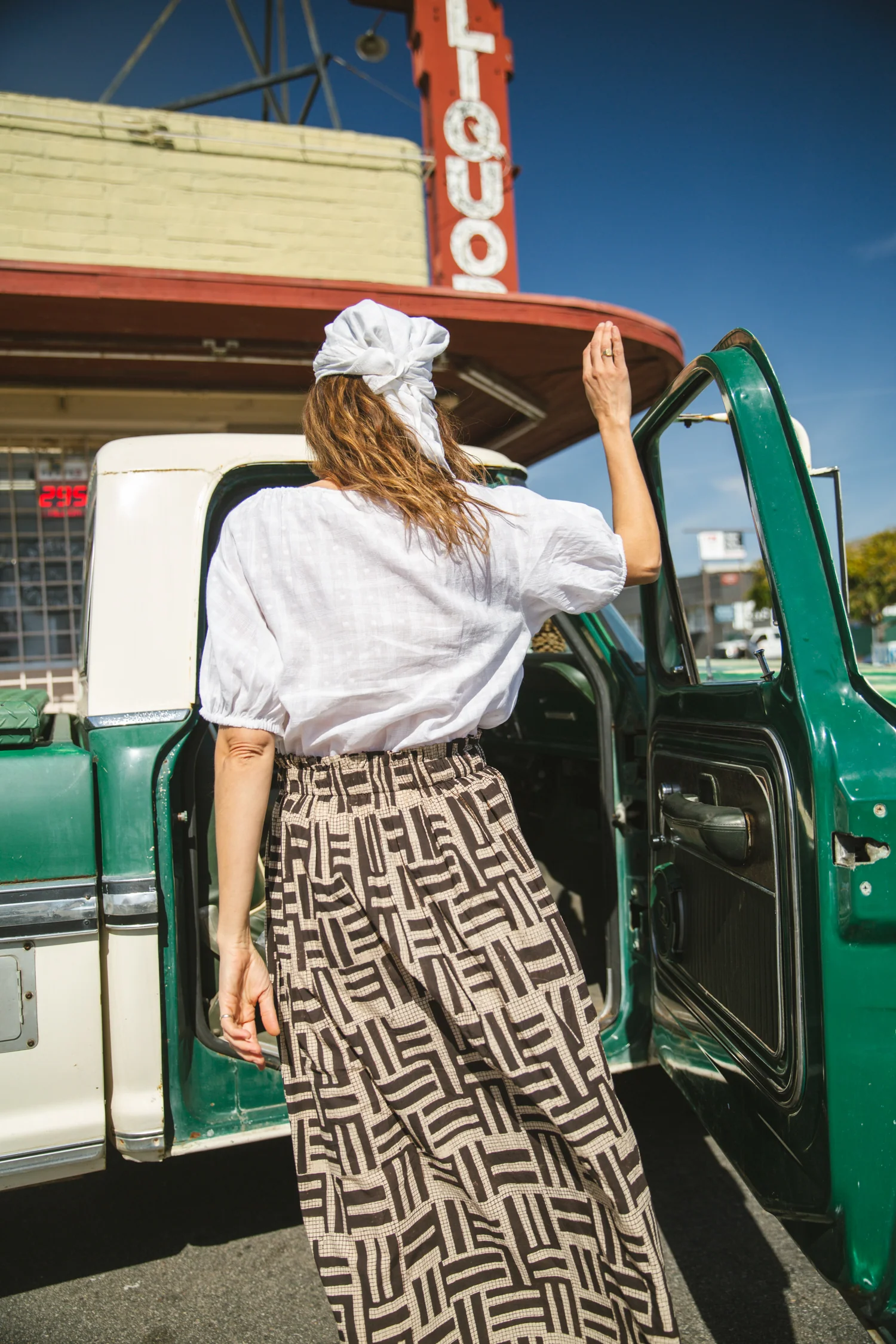 Brooklyn Striped Skirt