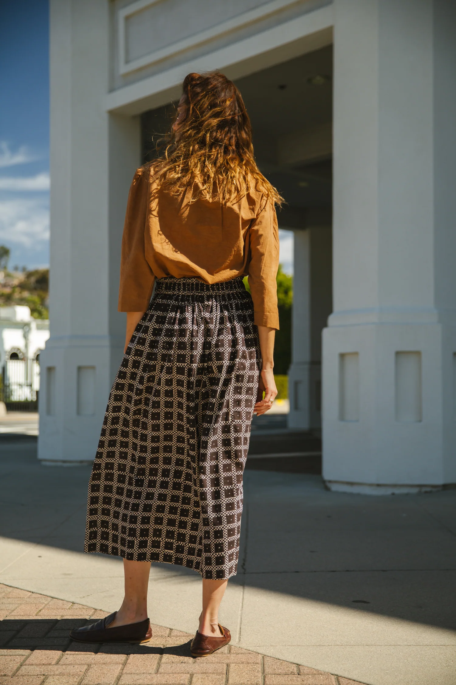 Square Block Skirt