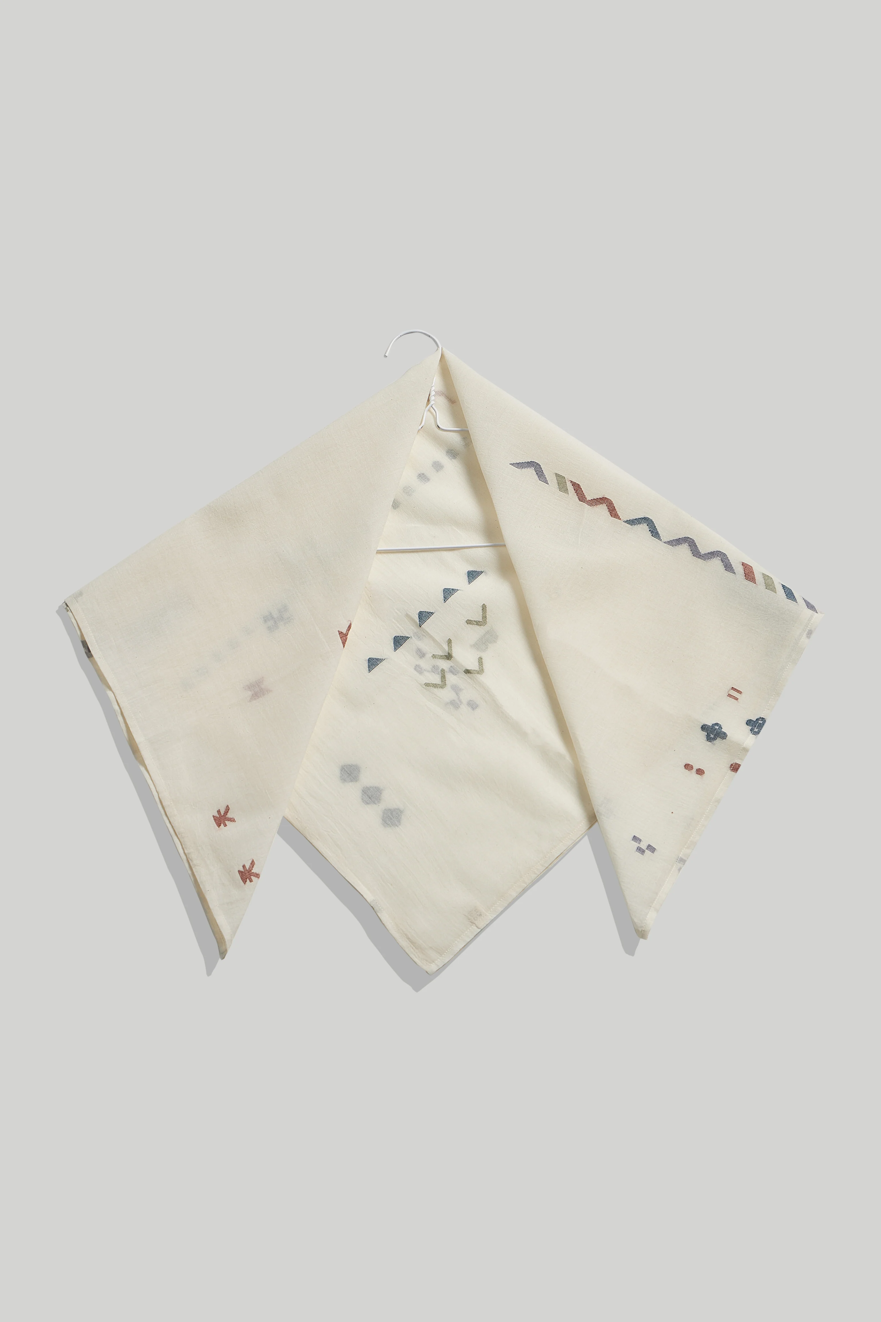 Multi-color weave jamdani bandana