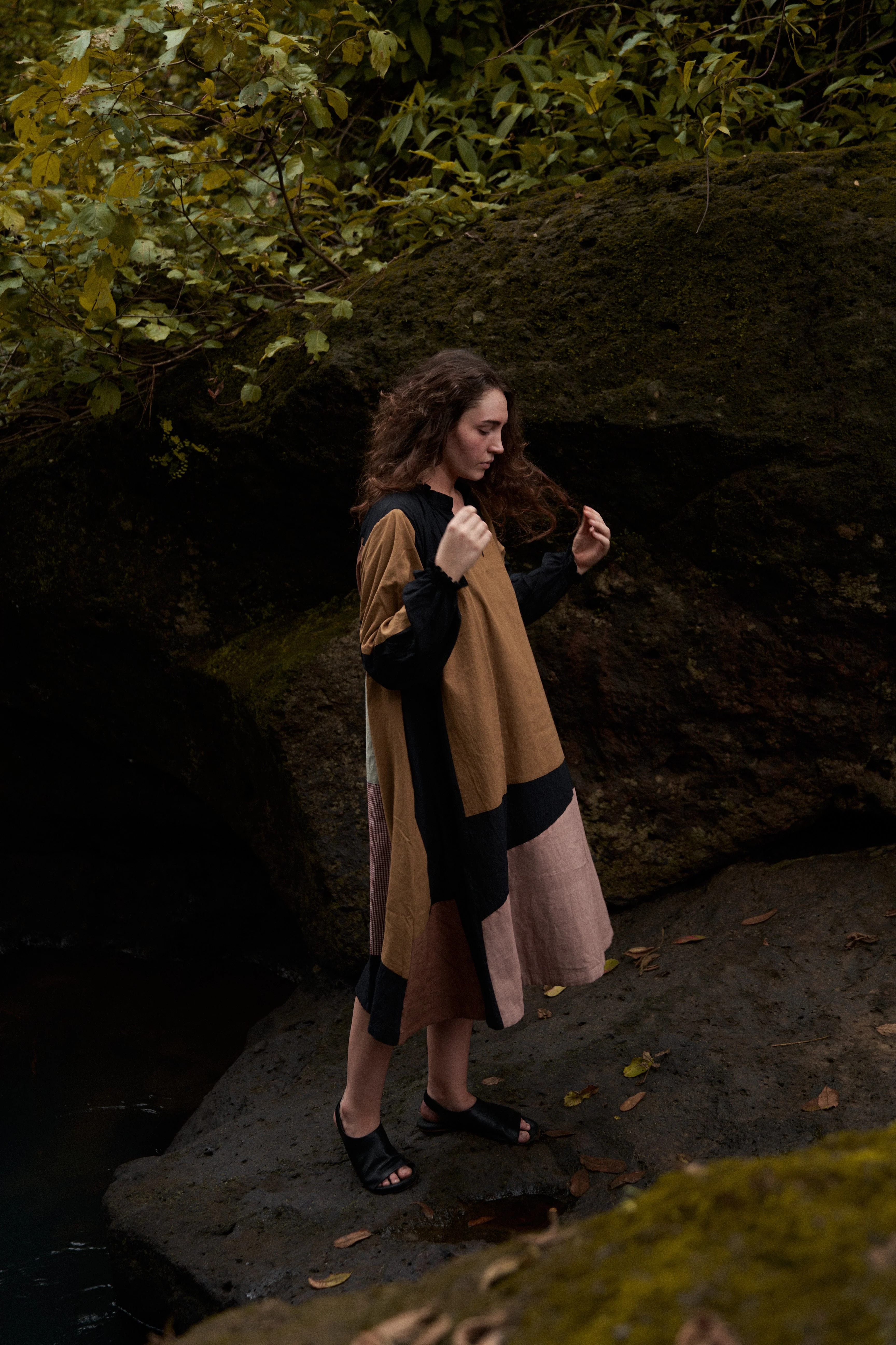 Pride of Crow | Midi Dress in Black