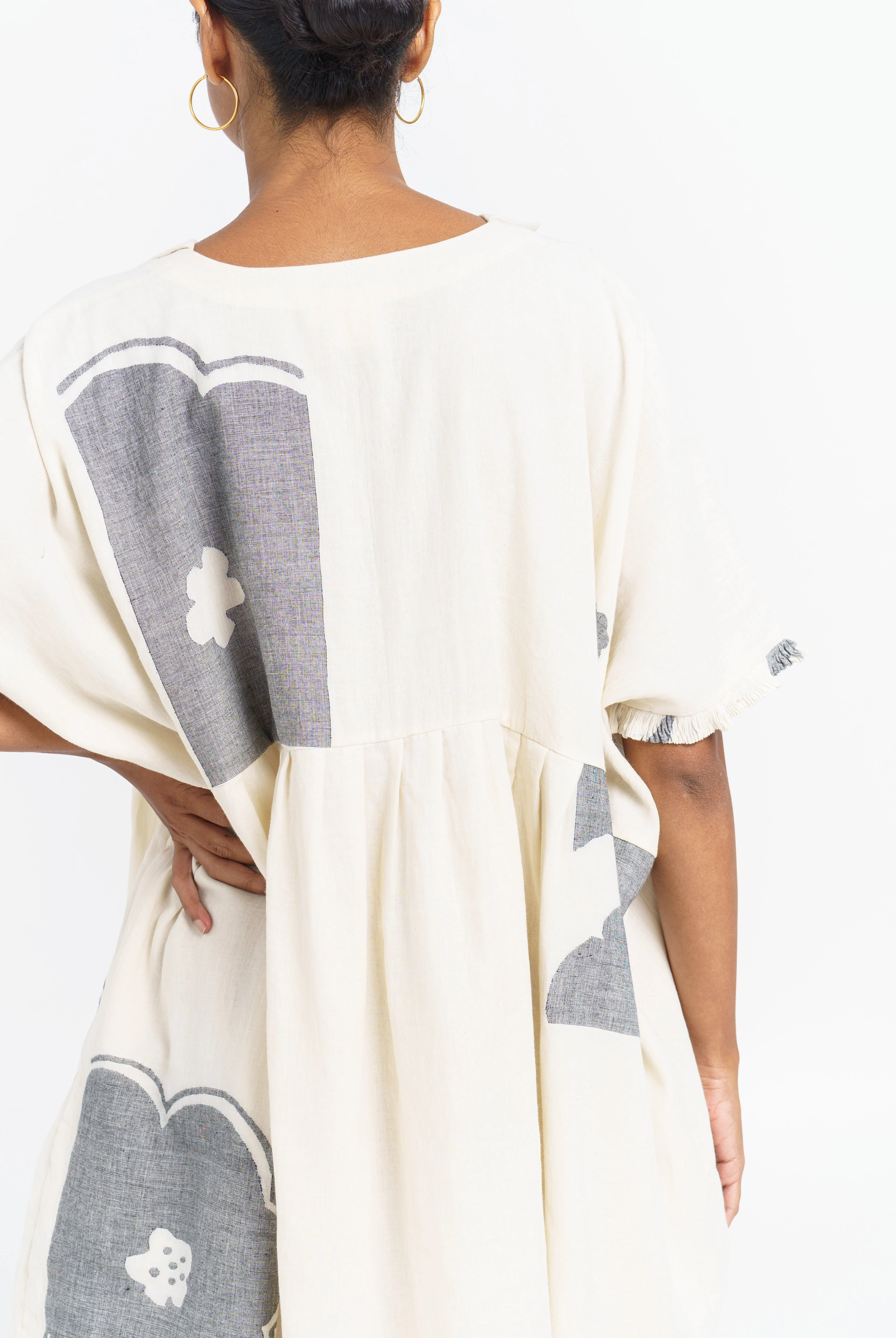 Oversized summer blossom dress