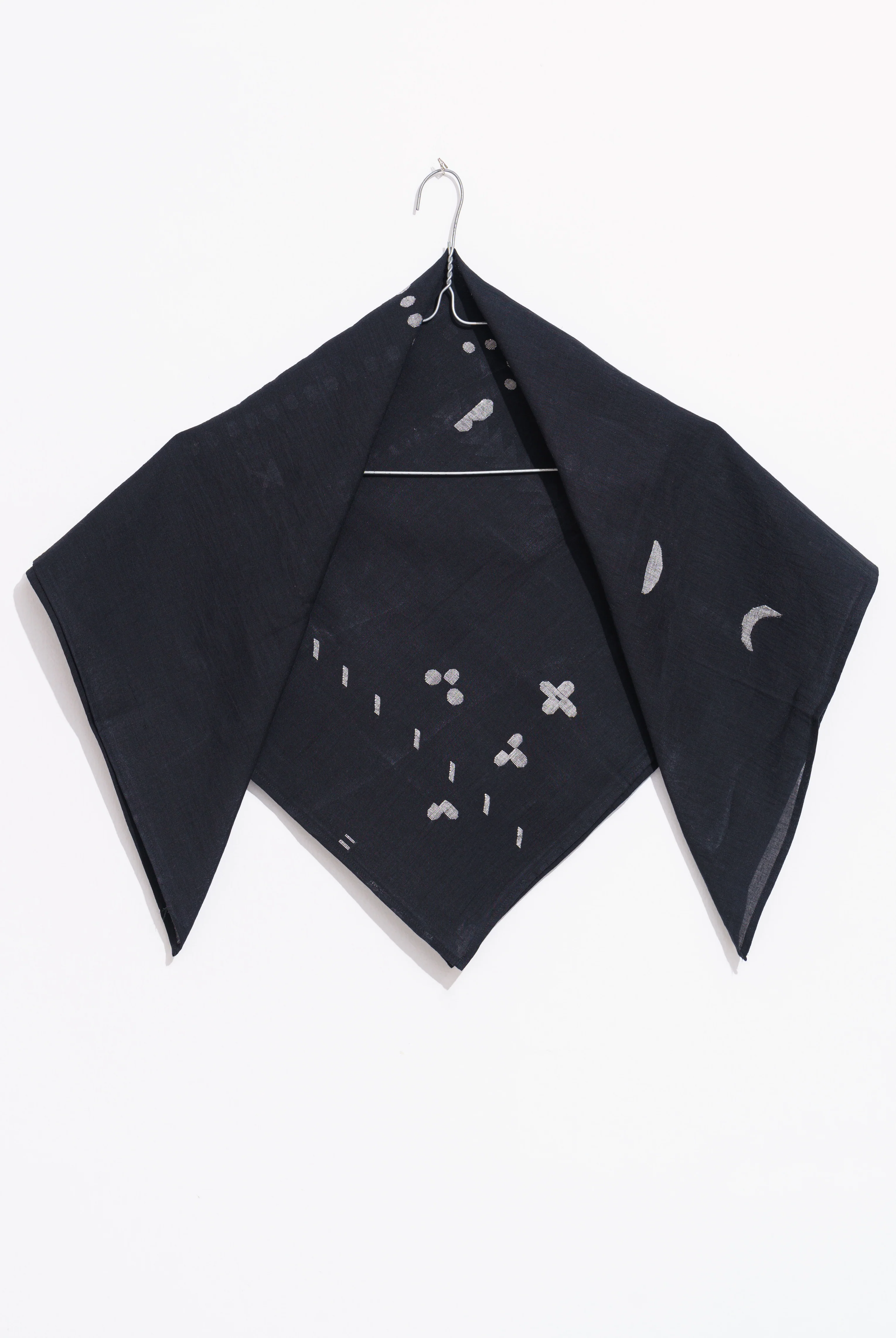 Black cotton bandana