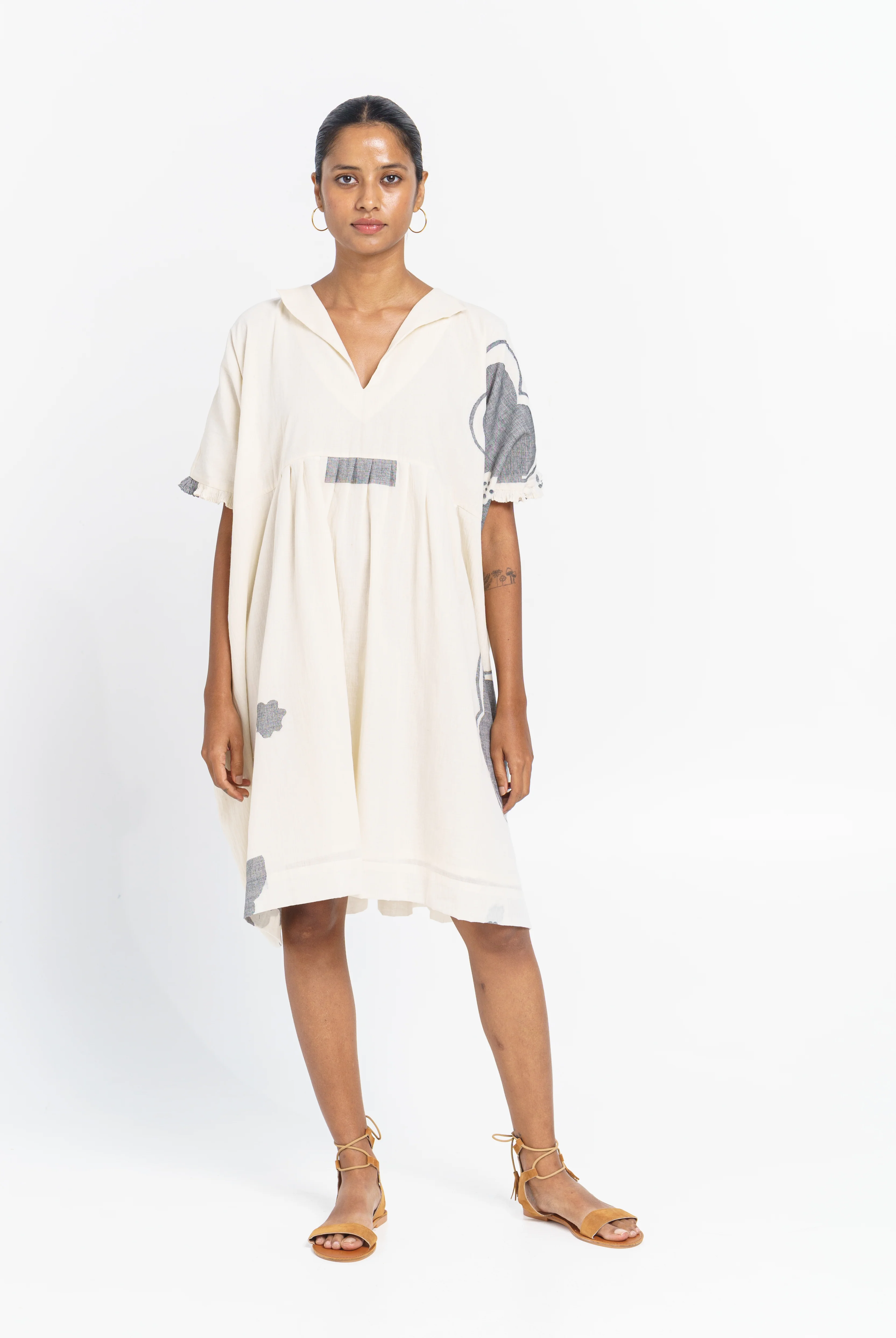 Oversized summer blossom dress