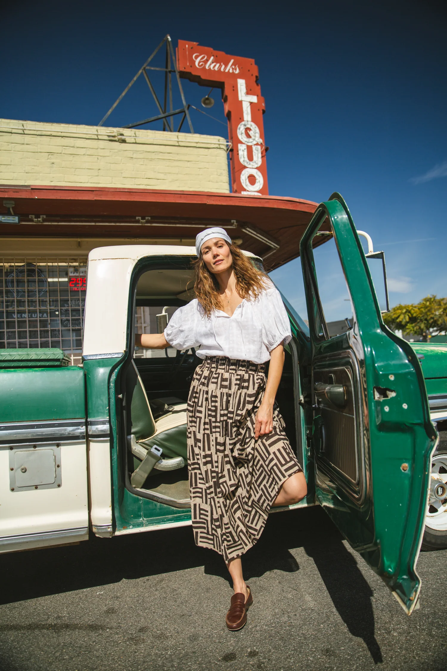 Brooklyn Striped Skirt