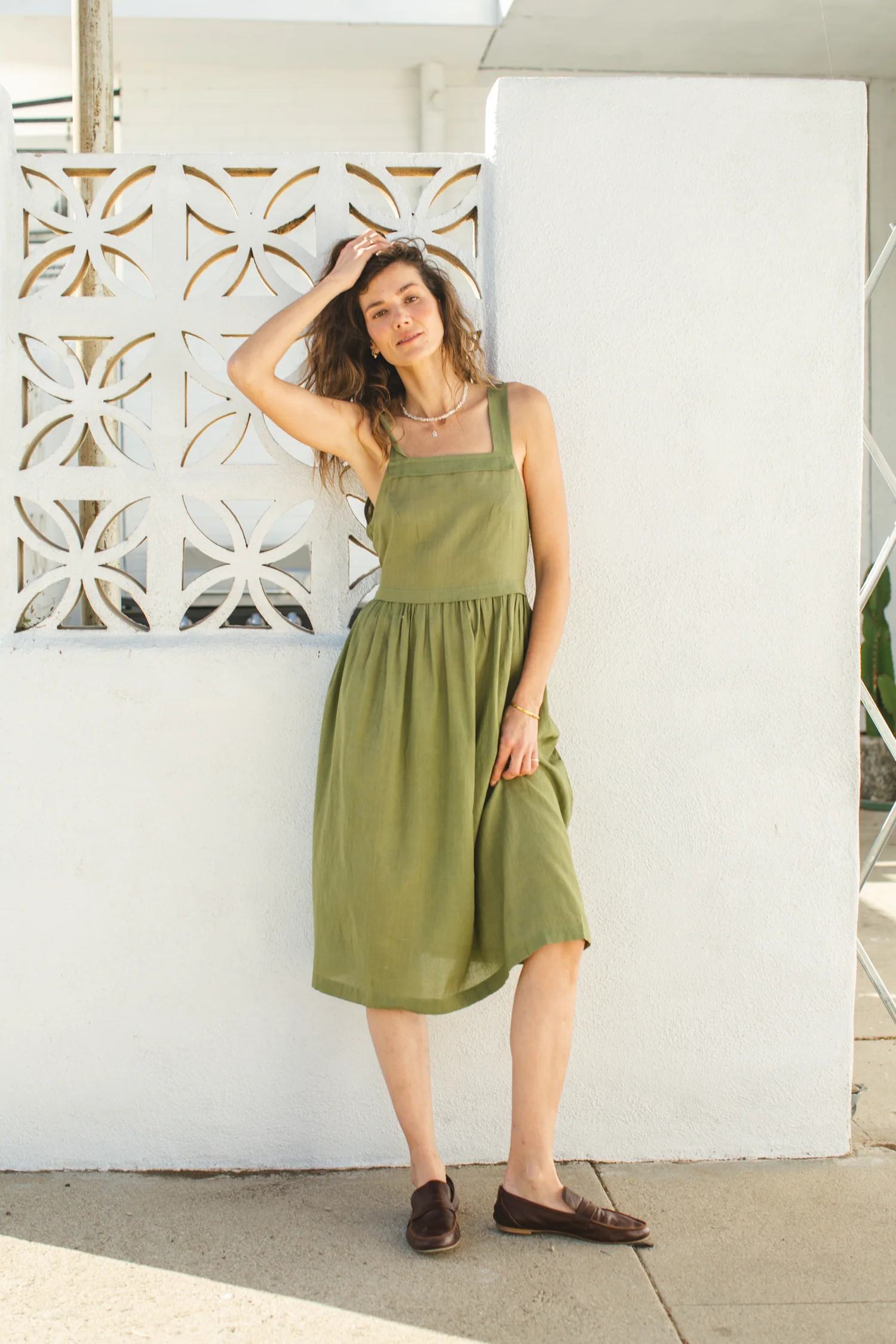 NY Olive Dress