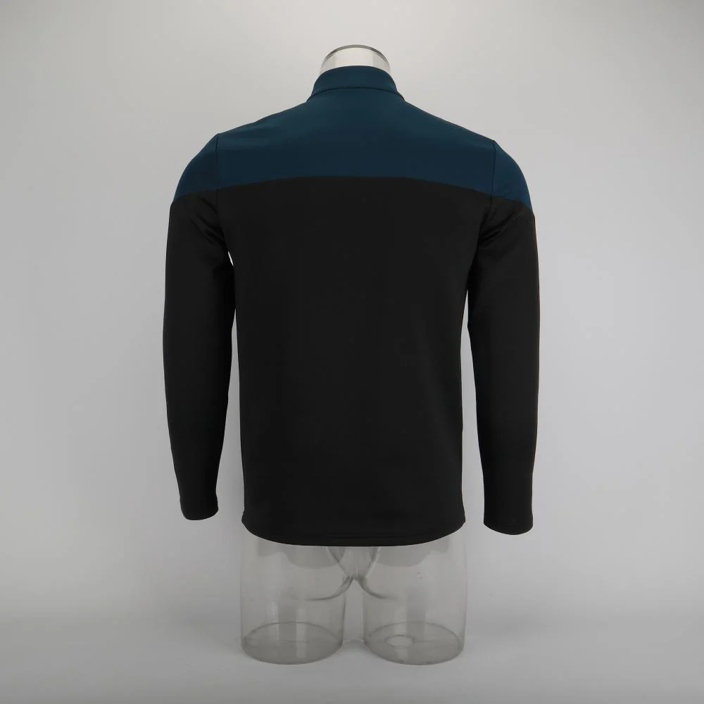 Cosermart Star Trek  Picard  Uniform New Engineering Blue Top Shirts Halloween Cosplay Costume