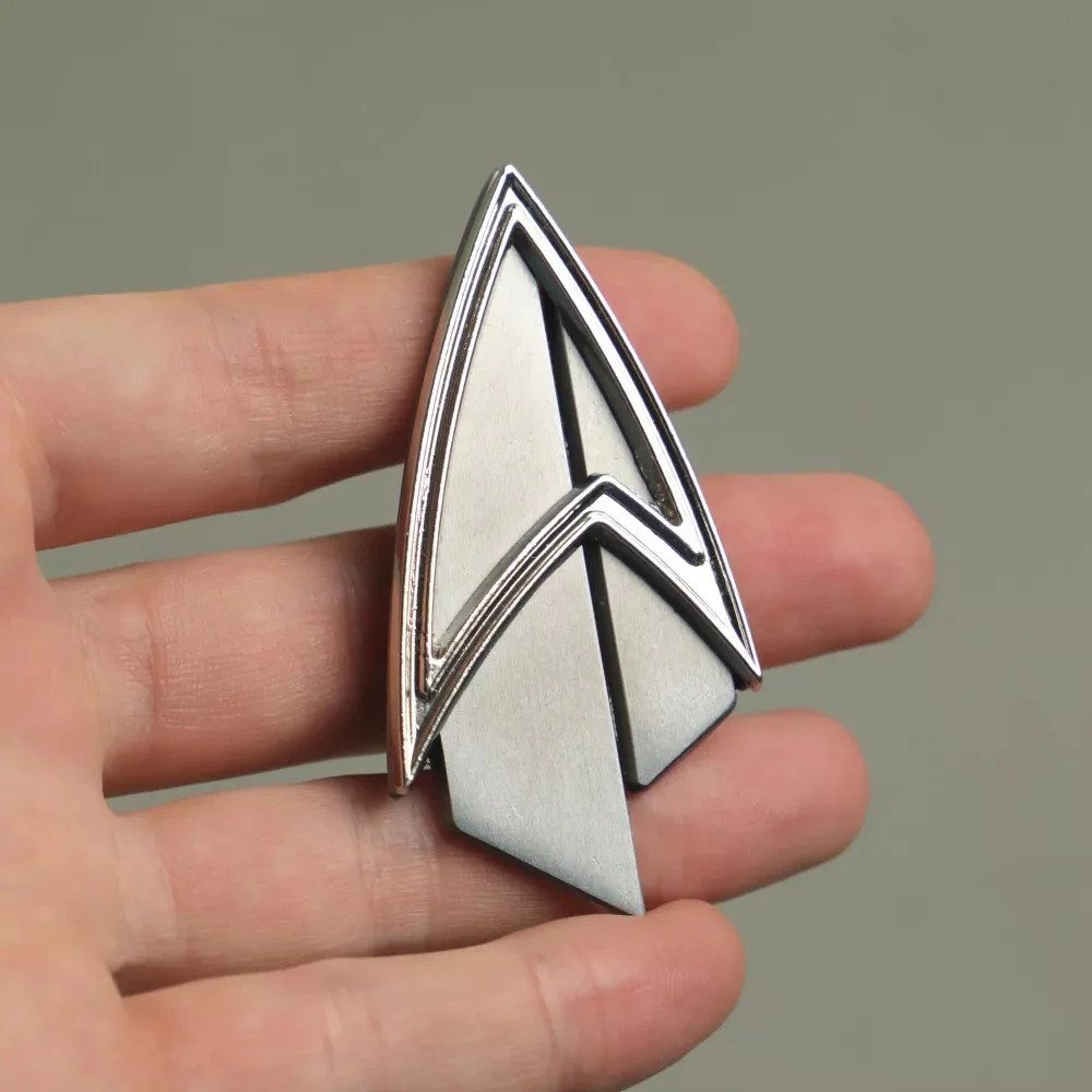 Star Trek Picard Admiral JL Pin The Next Generation Communicator Pin Brooches Halloween Cosplay Props