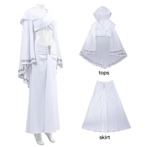 Cosplay Star Wars Padmé Amidala Court Dress Halloween Carnival Costumes Suits