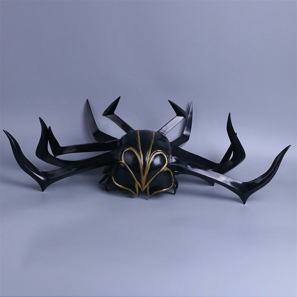 The Thor 3 Hela Mask New Cosplay Halloween PVC Helmet Handmade Adult Unisex Prop