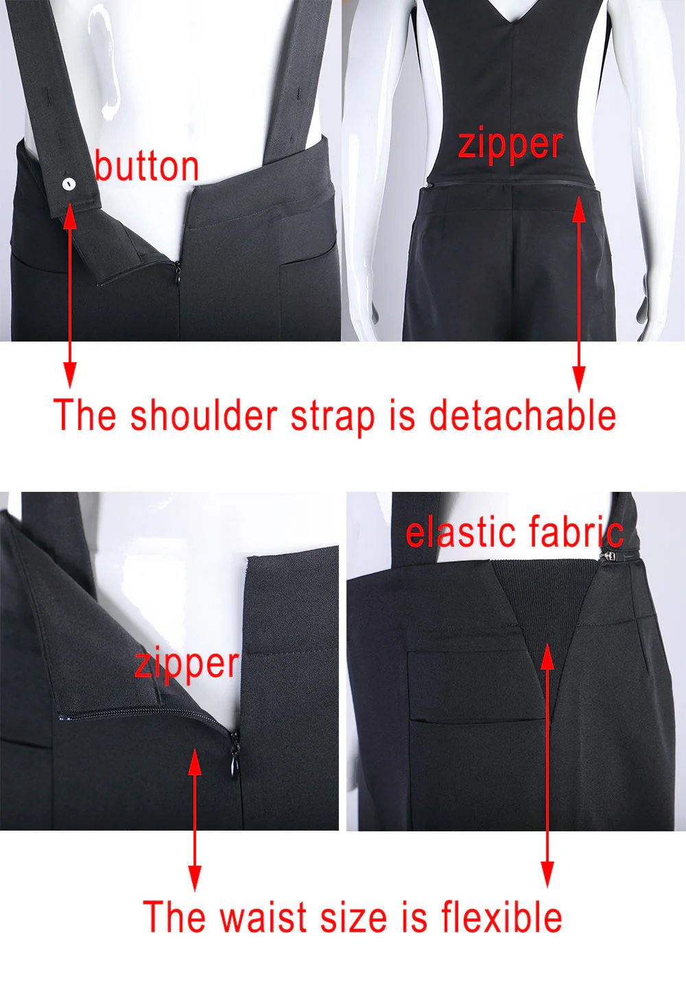 Star Trek The Next Generation TNG  Premier Line Uniform Pant Bib Pants Trousers Rompers Halloween Party Prop