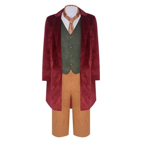 Cosplay The Lord of the Rings The Hobbit Bilbo Baggins Costumes Halloween Suits