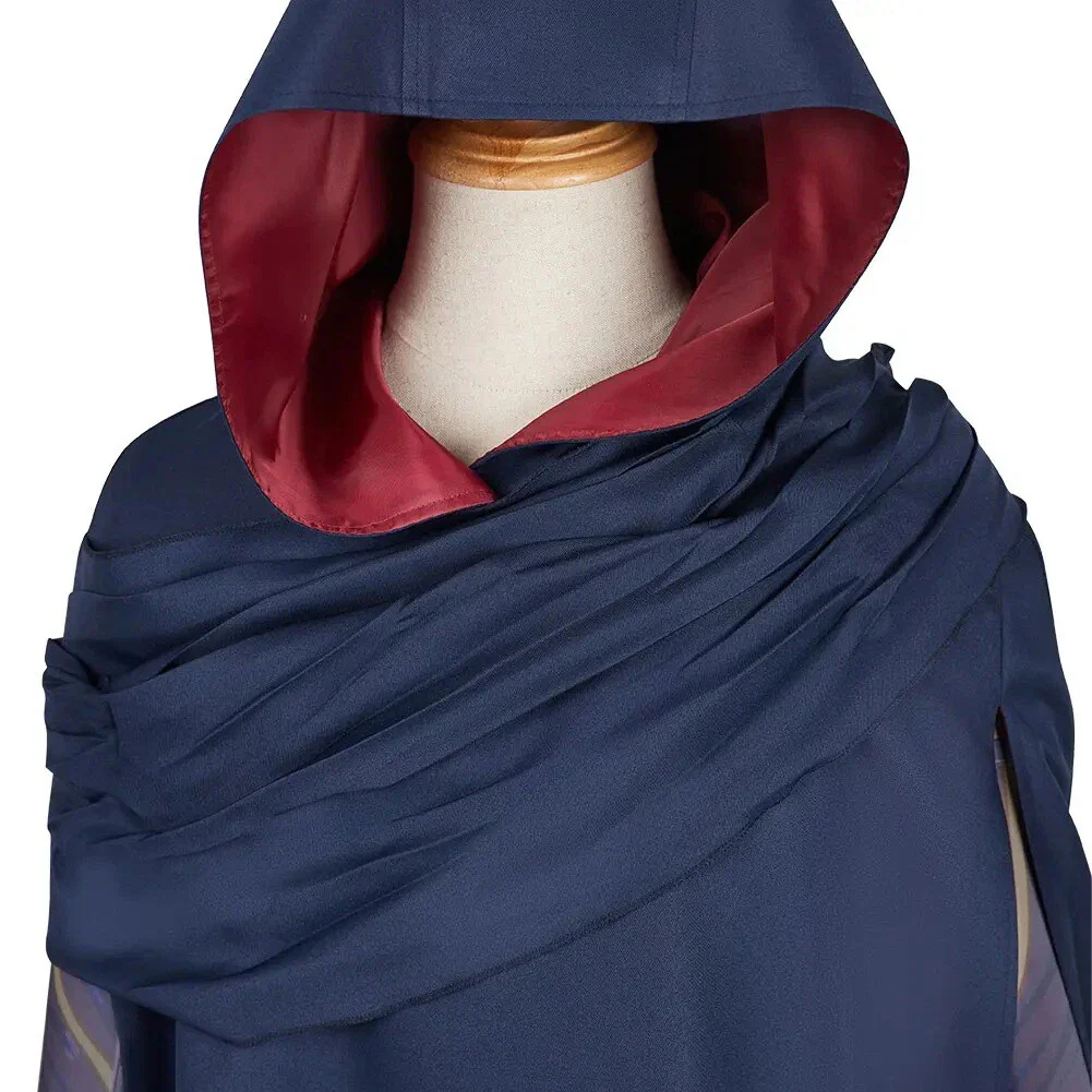 Arcane Viktor Costume Cape Pants Gloves Halloween Carnival Suits Mens