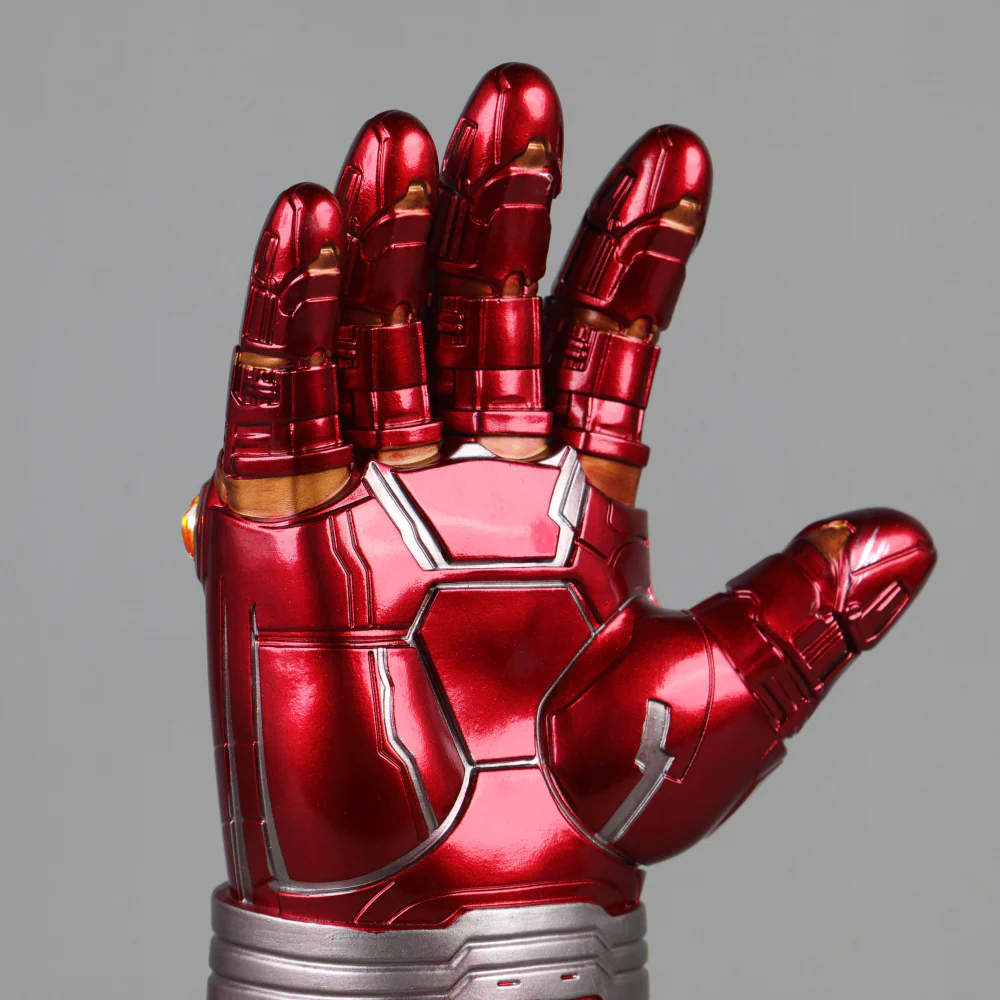 Avengers Endgame Iron Man Gauntlet Gloves Stone Movable Led Light Infinity War Glove Halloween Cosplay props
