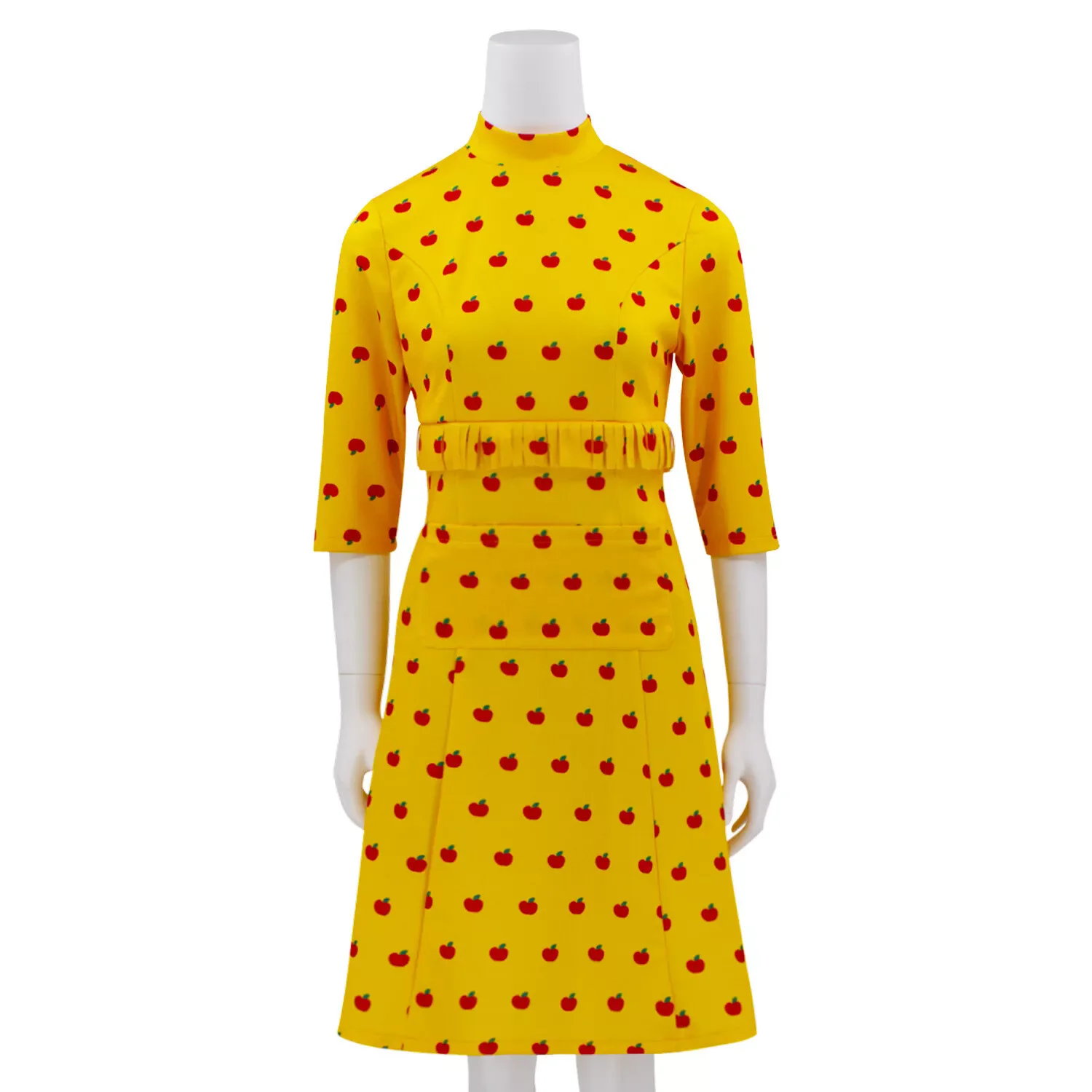 The Fantastic Mr Fox Mrs Fox Mother Gold Dress Skirts Halloween Cosplay Costumes