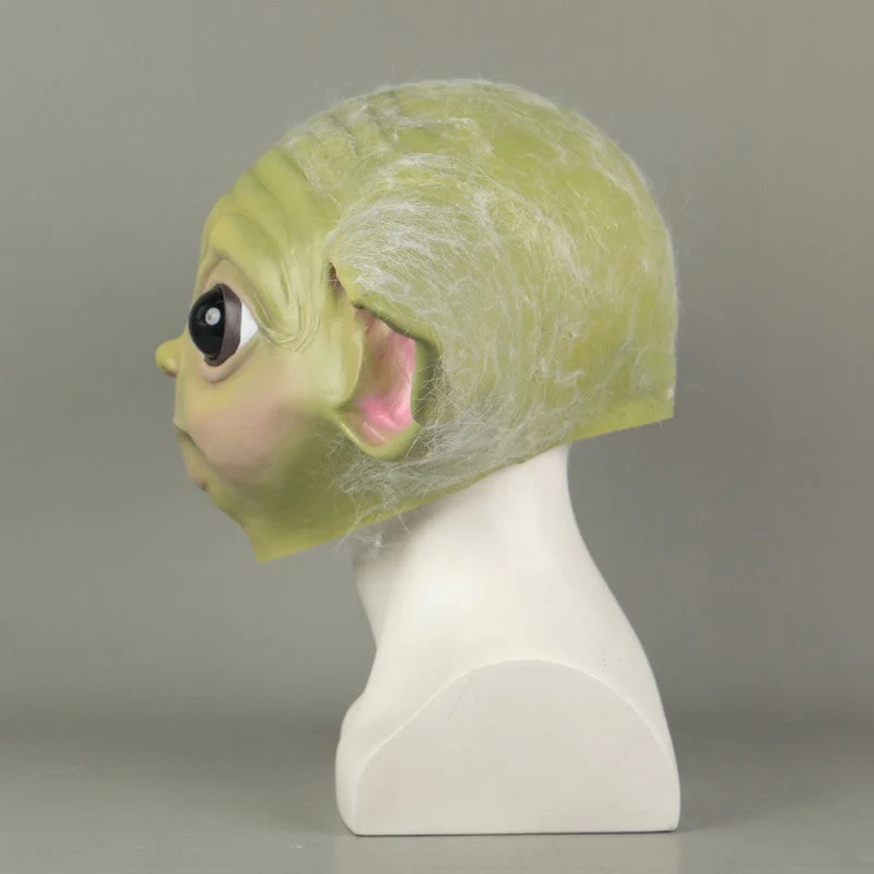 Star Wars The Mandalorian Baby Yoda  Cosplay Helmet Glove Halloween Props