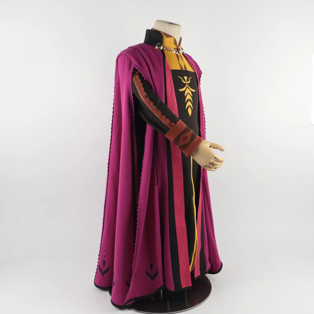 Frozen 2 Snow Queen Anna Elsa Princess Cosplay Costume Outfit Full Set Halloween Costumes Fancy Dress Children New