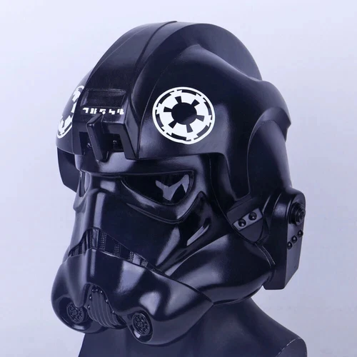 Star Wars TIE Victor 2 Fighter Pilot Helmet Halloween Full Head Masks Props PVC