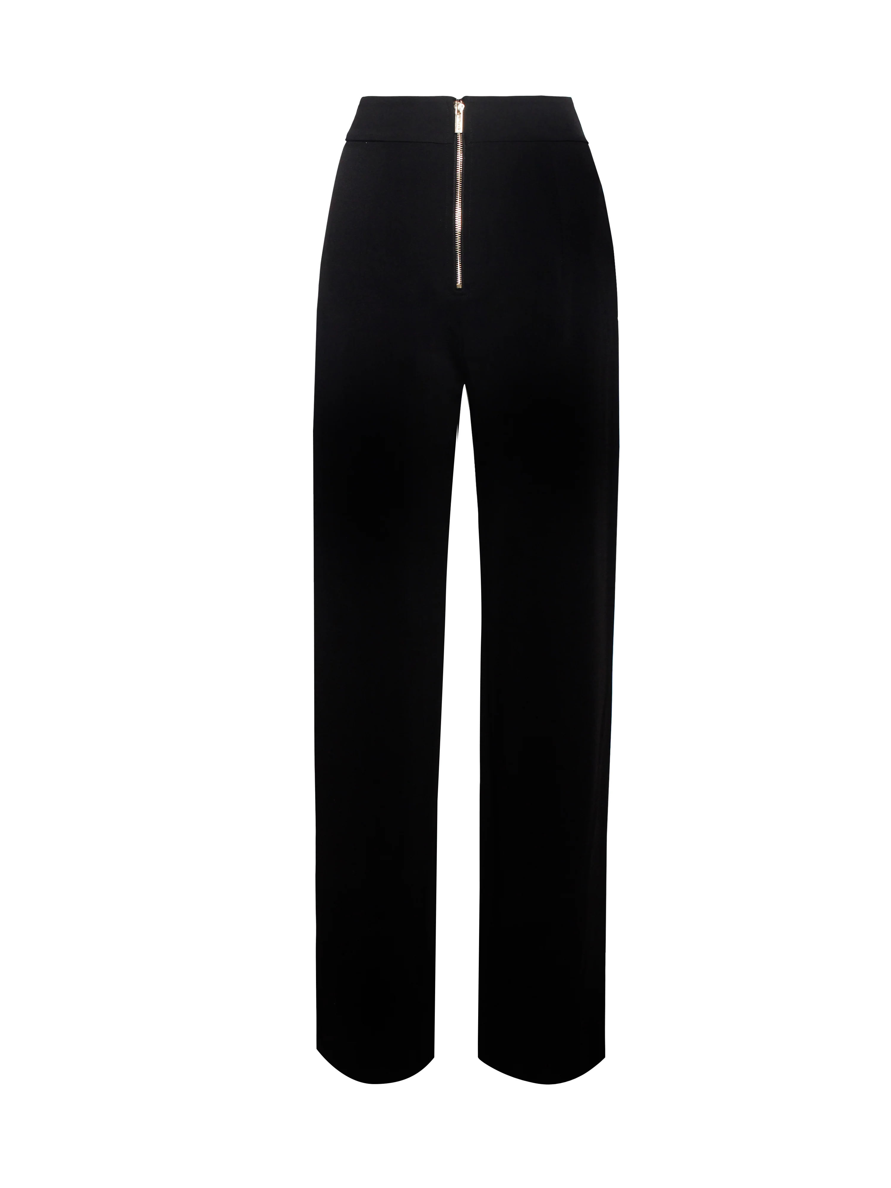 Never Enough Black Stretch Crepe Wide Leg Trousers