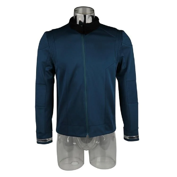 Cosermart Star Trek Discovery Season 2 Starfleet Captain Kirk Shirt Uniform Badge Costumes Halloween Cosplay Costume