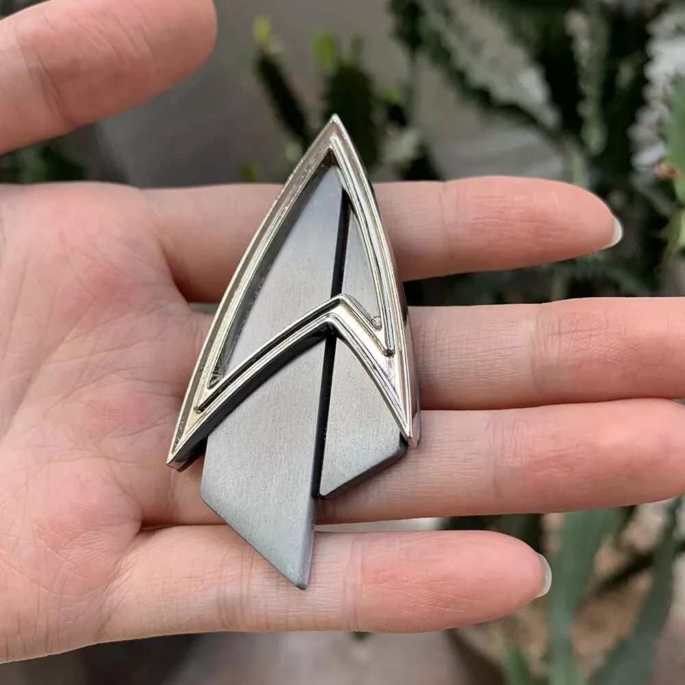 Star Trek Picard Admiral JL Pin The Next Generation Communicator Pin Brooches Halloween Cosplay Props