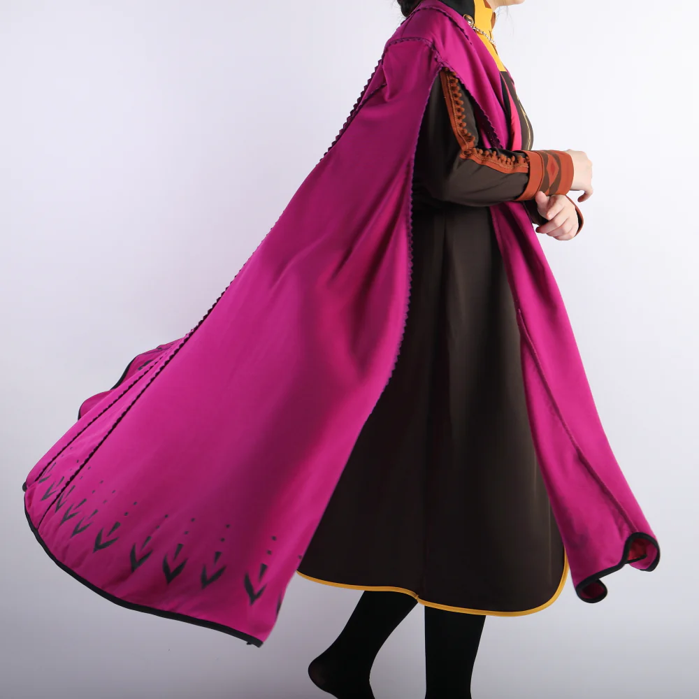 Frozen 2 Snow Queen Anna Elsa Princess Cosplay Costume Outfit Full Set Halloween Costumes Fancy Dress