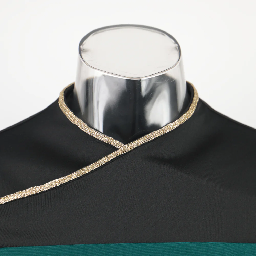 Star Trek TNG Captain Picard Red Uniform Top Jacket Voyager DS9 Yellow Cosplay Costumes Halloween Party Prop