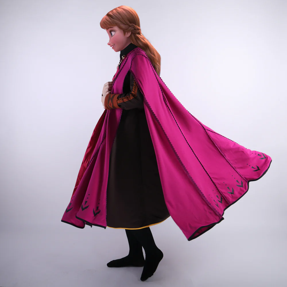 Frozen 2 Snow Queen Anna Elsa Princess Cosplay Costume Outfit Full Set Halloween Costumes Fancy Dress