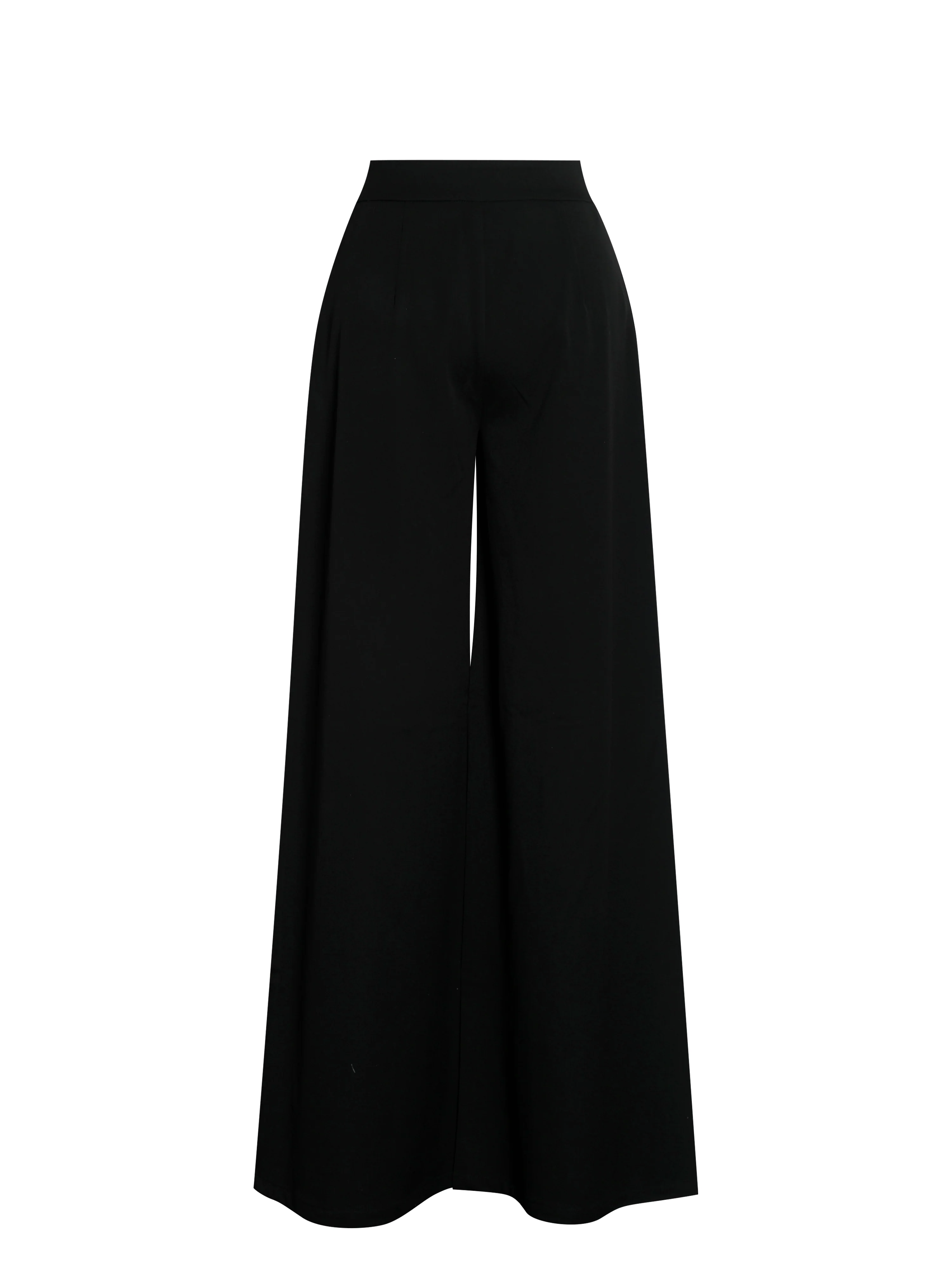 Aleeza Black Wide Leg Suit Pants
