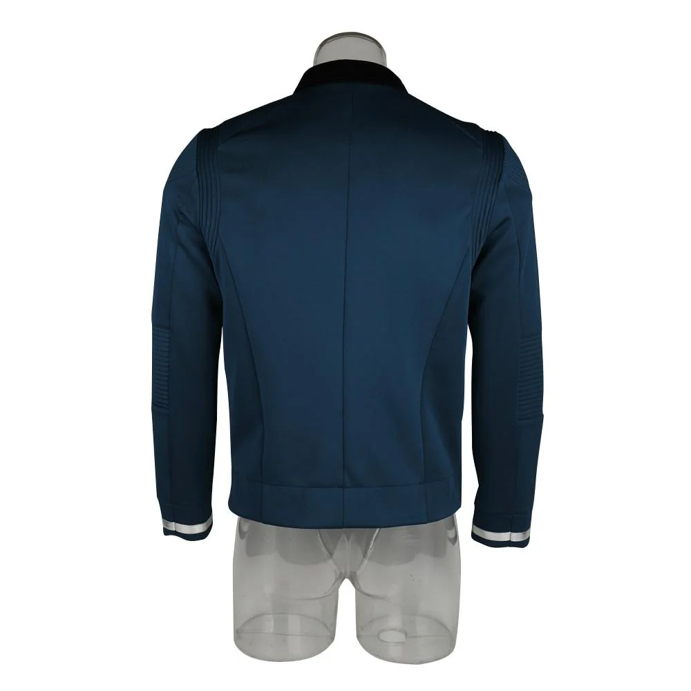 Cosermart Star Trek Discovery Season 2 Starfleet Captain Kirk Shirt Uniform Badge Costumes Halloween Cosplay Costume