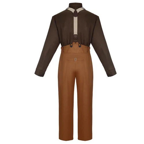 Cosplay Titanic Jack Dawson Shirts Overall Costumes Halloween Carnival Suits