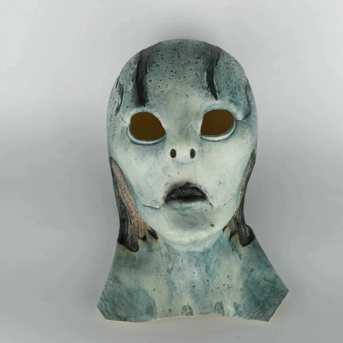2019 Superhero Hell Boy Abe Sapien Blue Mask Cosplay Horror Scary Halloween Mask