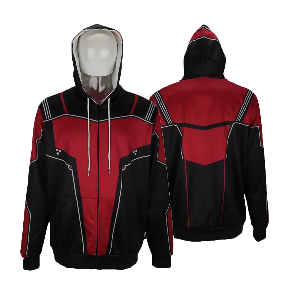 2019 Movie Avengers: Endgame Antman Hoodies Cospaly Jacket Sweatshirt Coat Adult Halloween Party