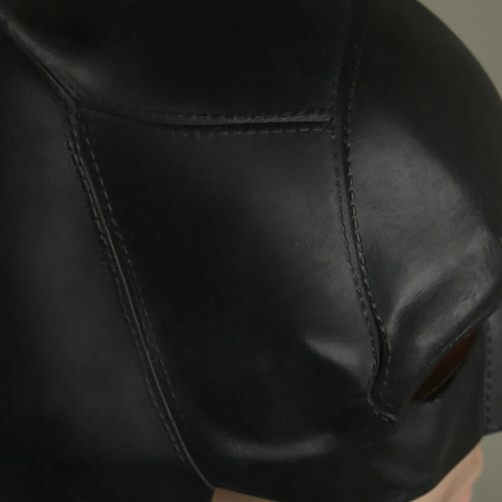 The Batman Cosplay Latex Helmet Bruce Wayne Robert Pattinson Cosplay Superhero Mask Halloween Props