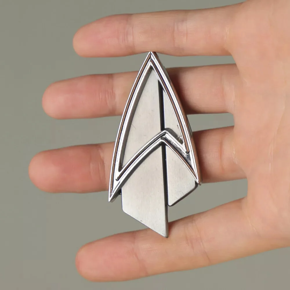 Star Trek Picard Admiral JL Pin The Next Generation Communicator Pin Brooches Halloween Cosplay Props