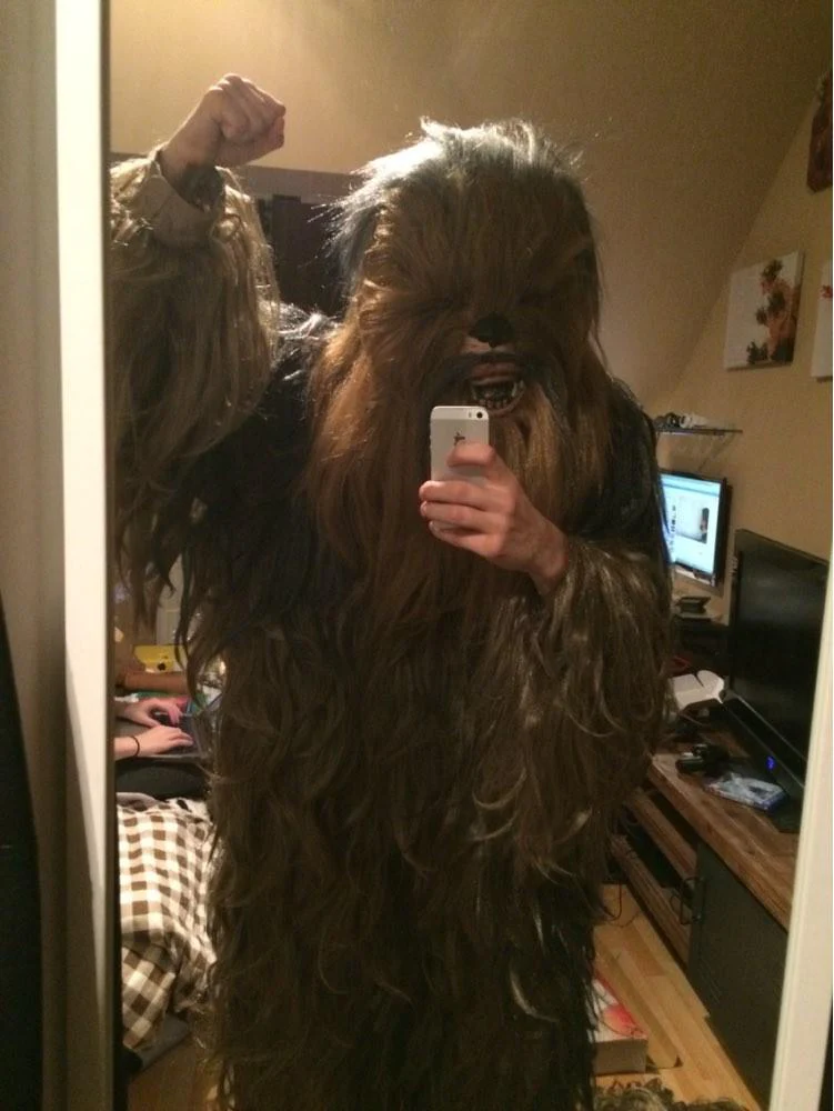 Star Wars Chewbacca Wookie Super Edition Deluxe Halloween Cosplay Costume for Adults