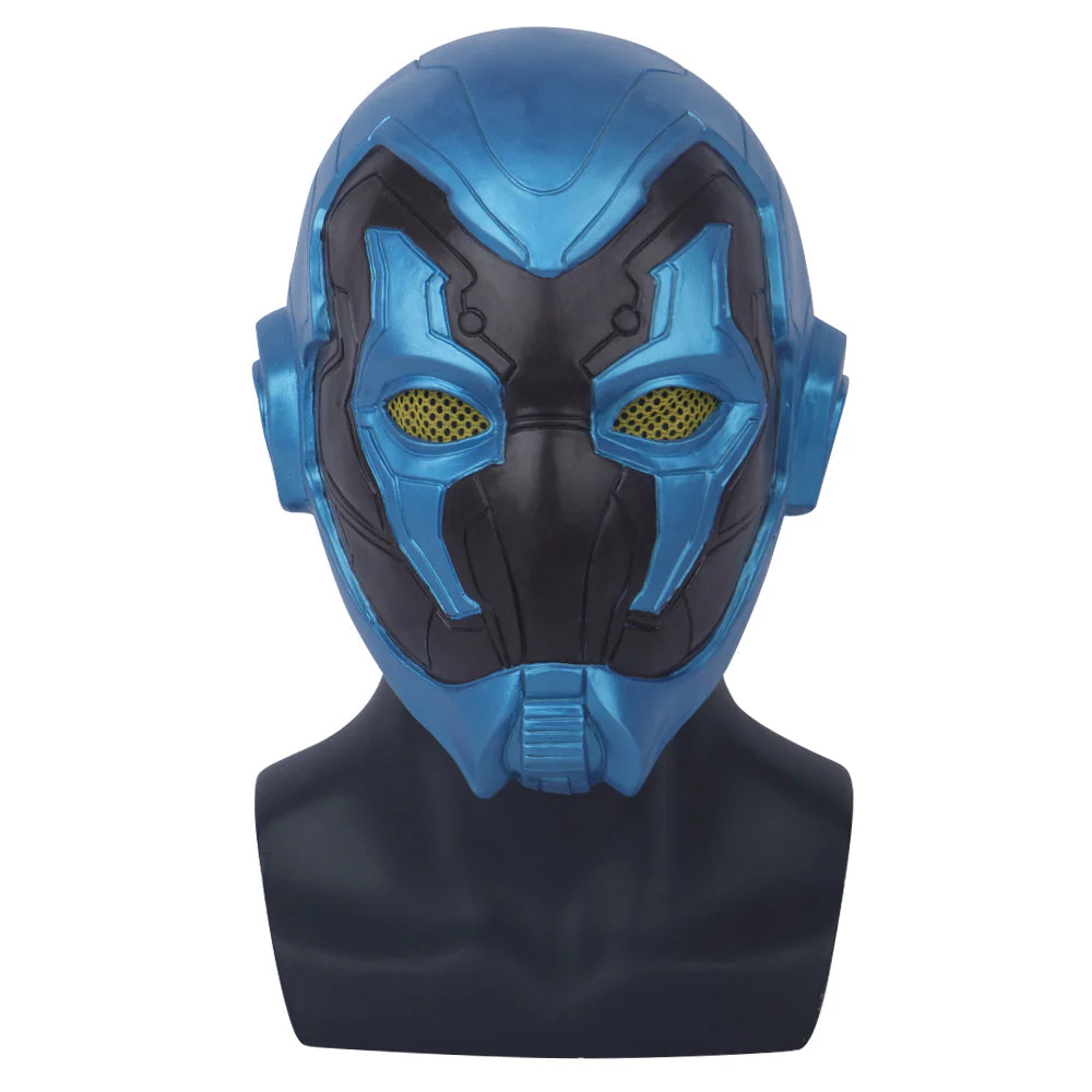 Blue Beetle Mask Late Latex Full Head Masks Halloween Cosplay Props